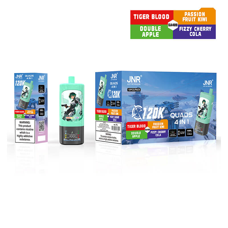 JNR Quads 120000 Puffs 4in1 Disposable Vape