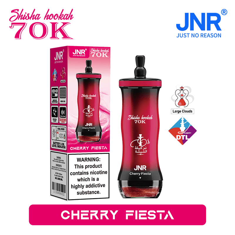 JNR Shisha Hookah 70000 Puffs DTL Hookah Disposable Vape