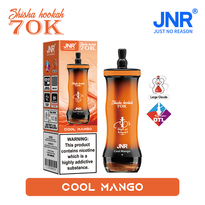 JNR Shisha Hookah 70000 Puffs DTL Hookah Disposable Vape