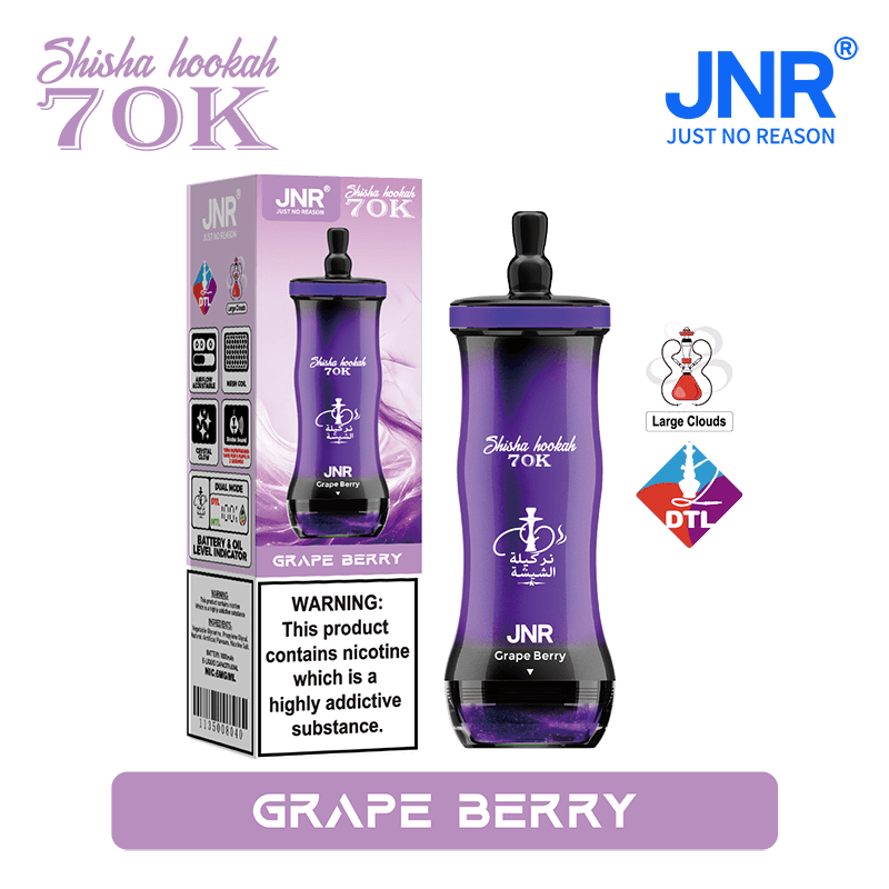 JNR Shisha Hookah 70000 Puffs DTL Hookah Disposable Vape