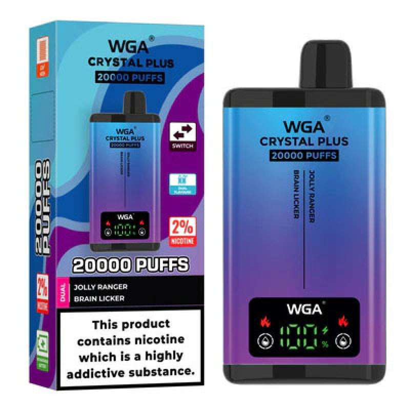 WGA Crystal Plus 20000 Puffs Dual Flavors Disposable Vape