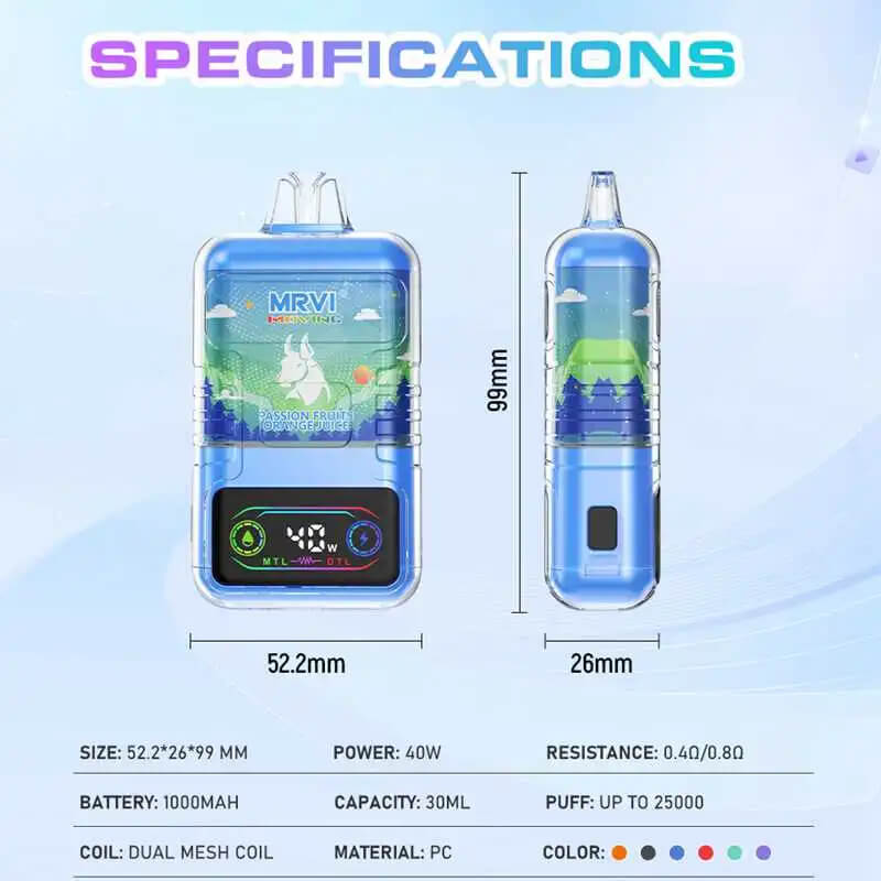 MRVI Moving 25000 Puffs Disposable Vape