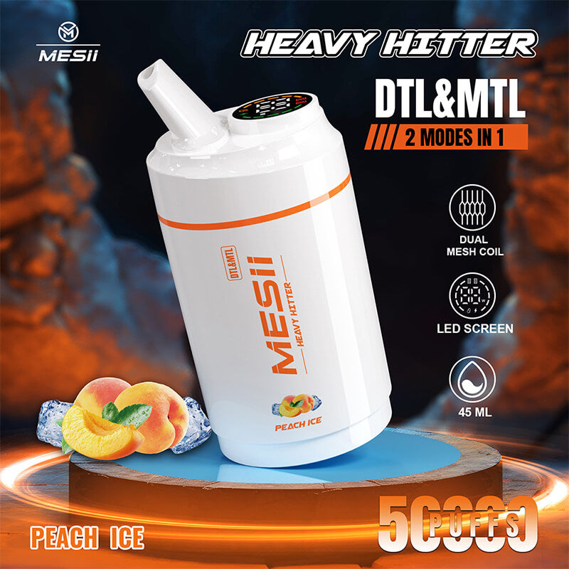 Mesii Shisha Heavy Hitter 50000 Puffs Disposable Vape