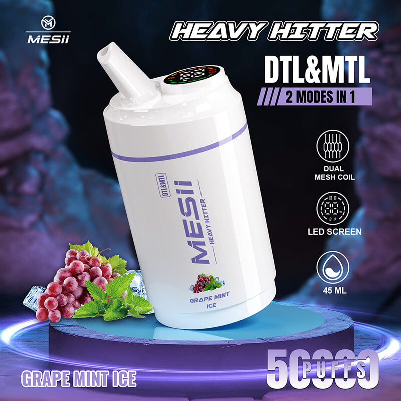 Mesii Shisha Heavy Hitter 50000 Puffs Disposable Vape