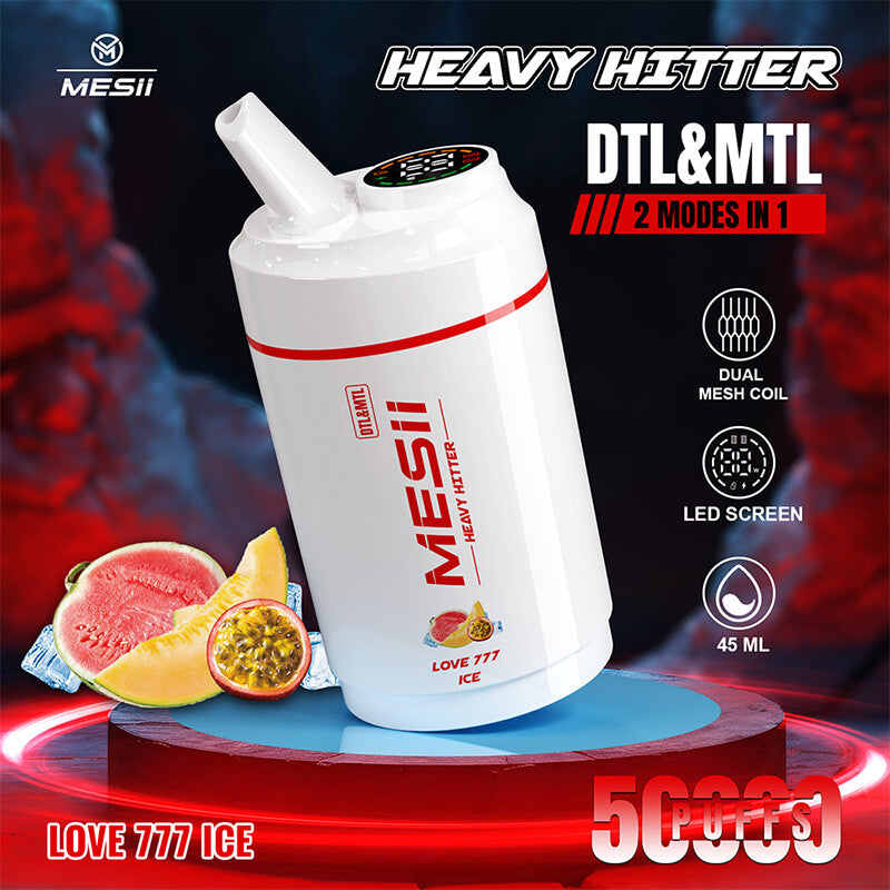 Mesii Shisha Heavy Hitter 50000 Puffs Disposable Vape