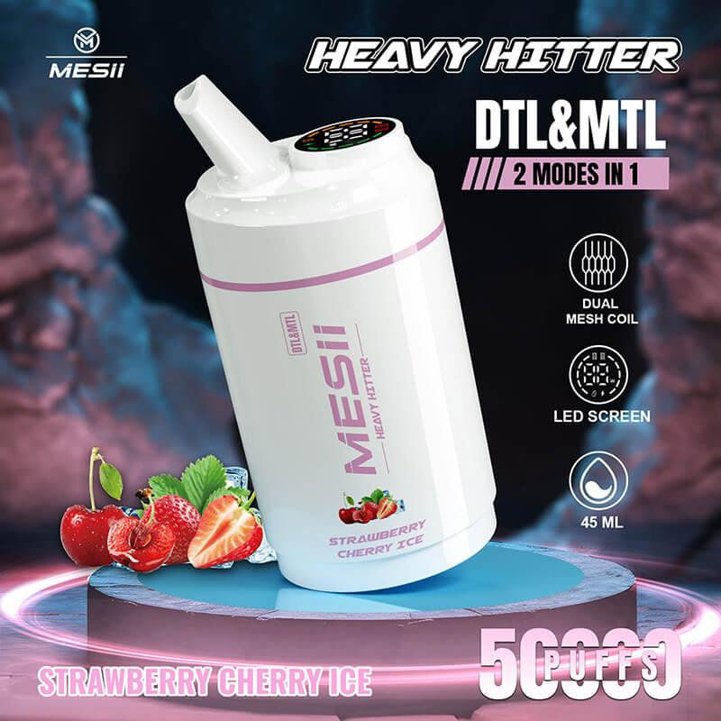 Mesii Shisha Heavy Hitter 50000 Puffs Disposable Vape