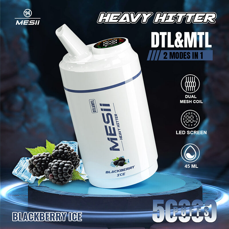 Mesii Shisha Heavy Hitter 50000 Puffs Disposable Vape