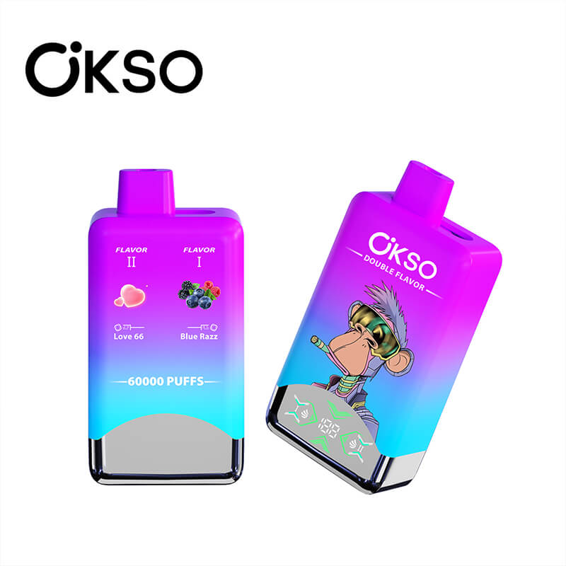 OKSO Dual Flavors 60000 Puffs Disposable Vape 60K E-cigarettes Vaping | Vape Pen OKSO Dual Flavors 60000 Puffs Disposable Vape 60K E-cigarettes Vaping | Vape Pen