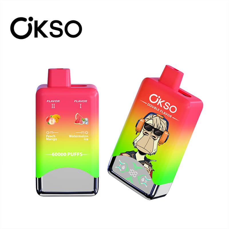 OKSO Dual Flavors 60000 Puffs Disposable Vape 60K E-cigarettes Vaping | Vape Pen OKSO Dual Flavors 60000 Puffs Disposable Vape 60K E-cigarettes Vaping | Vape Pen