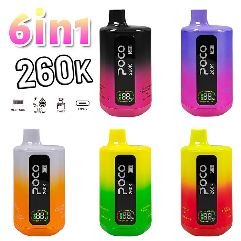 POCO 260K 6in1 260000 Puffs Disposable Vape