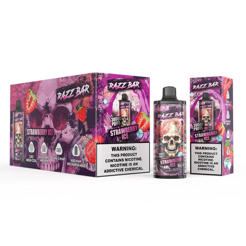 Razz Bar 30000 Puffs Disposable Vape 30K E-cigarettes Vaping | Vape Pen Razz Bar 30000 Puffs Disposable Vape 30K E-cigarettes Vaping | Vape Pen