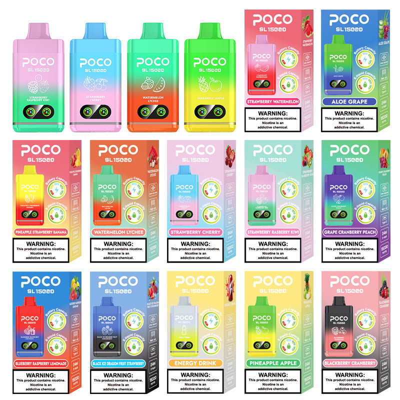 EU/US Warehouse POCO SL 15000 Puffs Disposable Vape