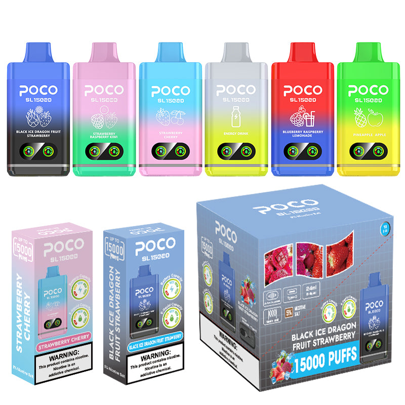 EU/US Warehouse POCO SL 15000 Puffs Disposable Vape