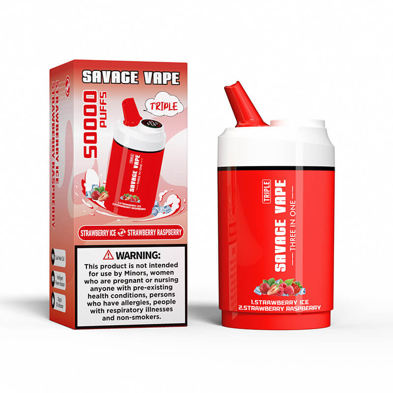 Savage Triple 50000 Puffs Disposable Vape 50K E-cigarettes Vaping | Vape Pen Savage Triple 50000 Puffs Disposable Vape 50K E-cigarettes Vaping | Vape Pen