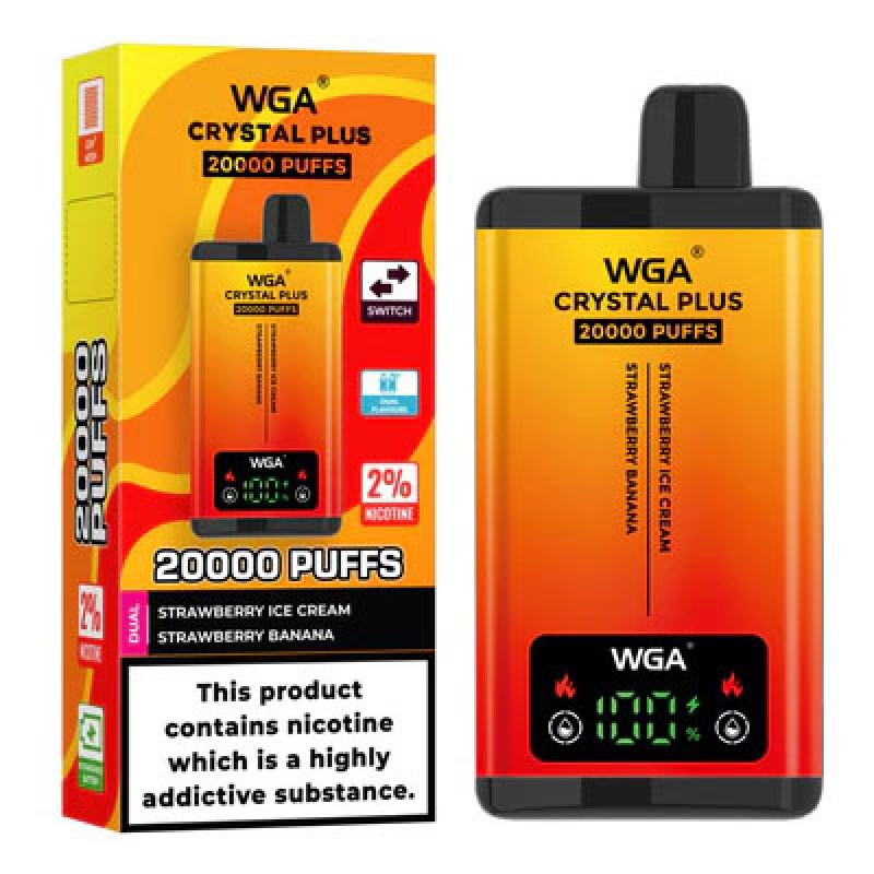 WGA Crystal Plus 20000 Puffs Dual Flavors Disposable Vape