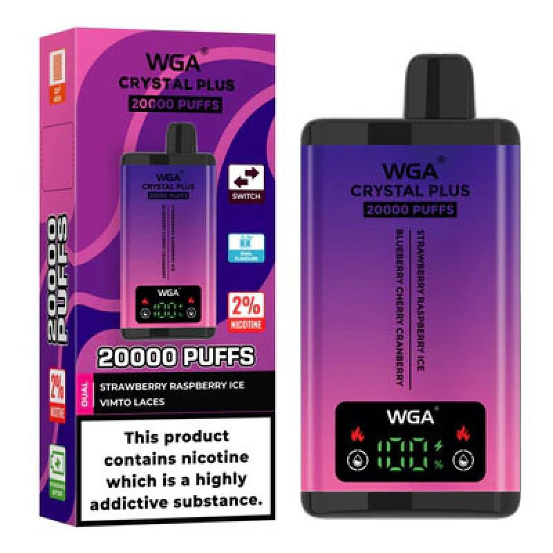 WGA Crystal Plus 20000 Puffs Dual Flavors Disposable Vape