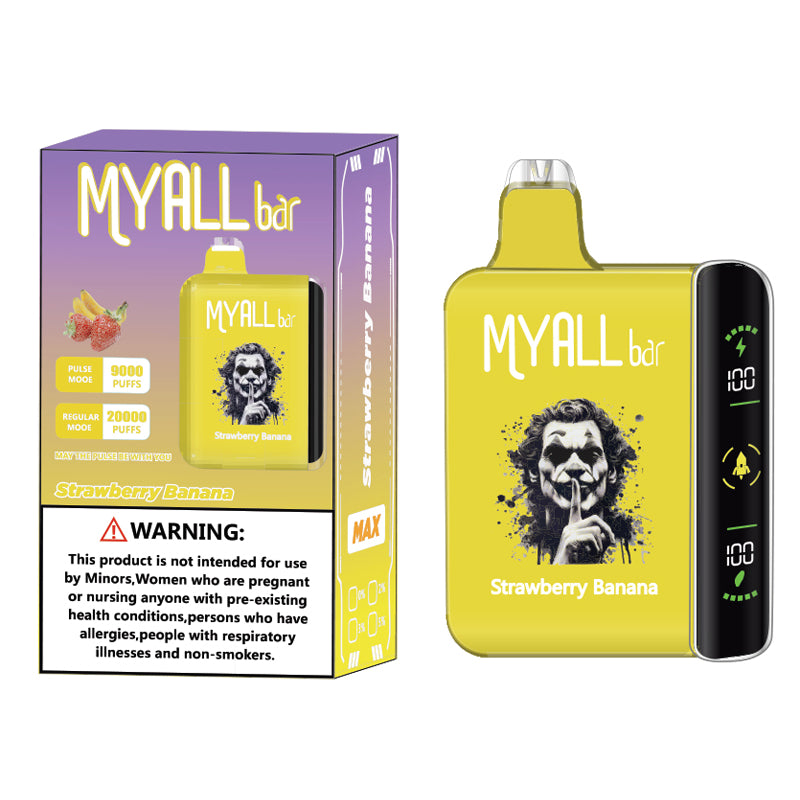 Strawberry Banana MYALL Bar 20000 Puffs Disposable Vape