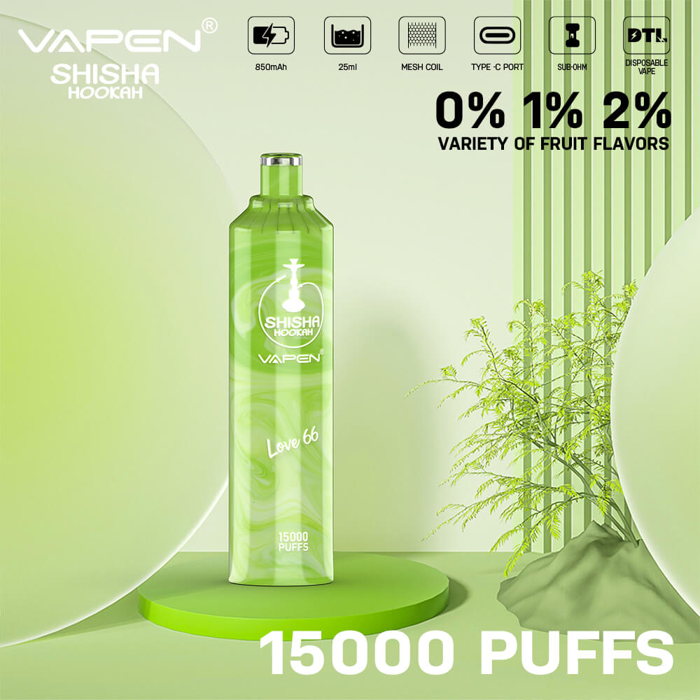 VAPEN Shisha Hookah 15000 Puffs Disposable Vape