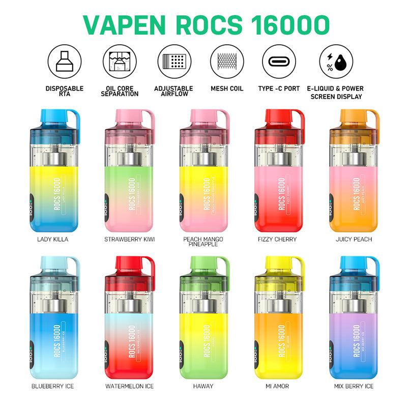 VAPEN ROCS 16000 Puffs Disposable