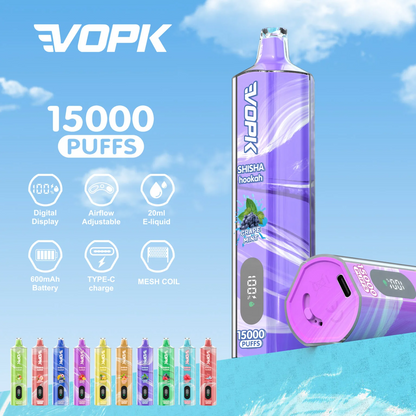 VOPK Shisha hookah 15000 Puffs Disposable Vape