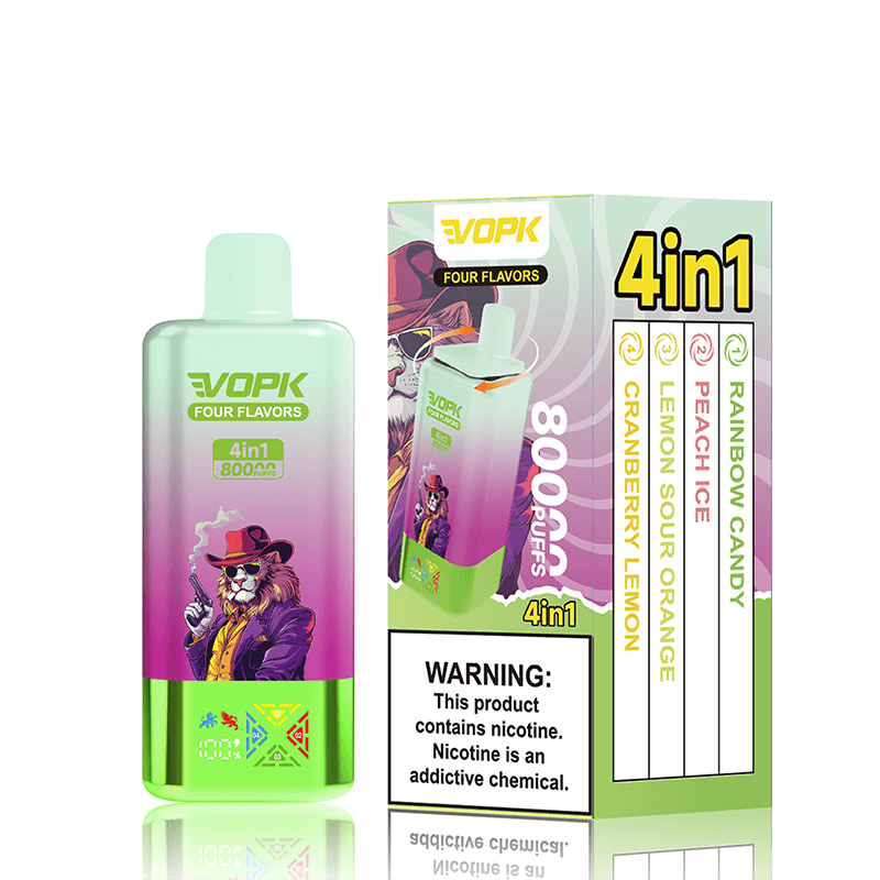 VOPK 80000 Puffs 4in1 Flavors Disposable Vape