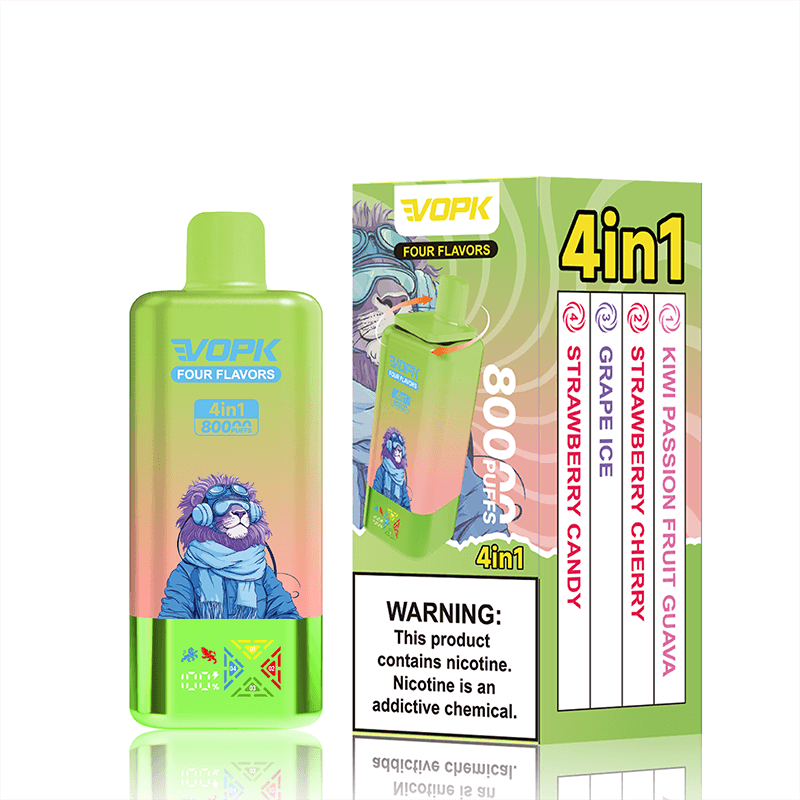 VOPK 80000 Puffs 4in1 Flavors Disposable Vape