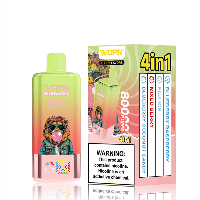 VOPK 80000 Puffs 4in1 Flavors Disposable Vape