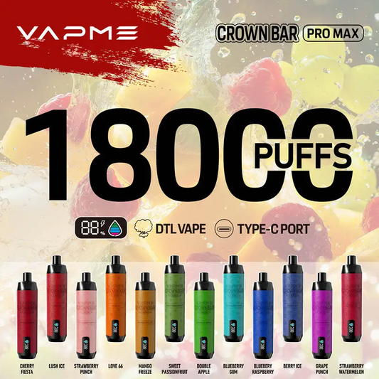 Vapme Crown Bar 18000 Puffs Disposable Vape