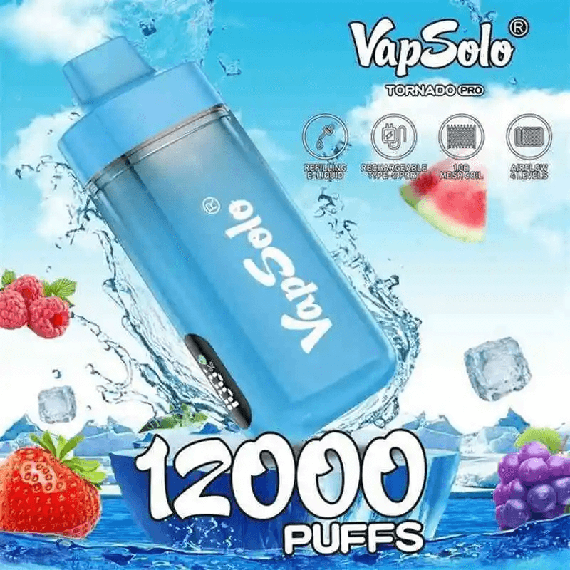 Vapsolo Tornado Pro 12000 Puffs Disposable Vape