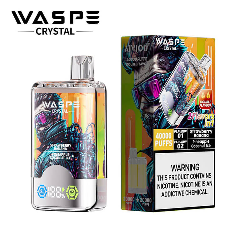 WASPE Crystal 40000 Dual Flavors Disposable Vape