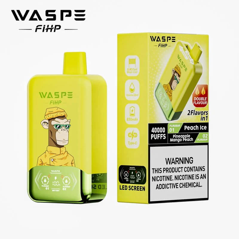 WASPE Fihp 40000 Dual Flavors Disposable Vape 40K E-cigarettes Vaping | Vape Pen WASPE Fihp 40000 Dual Flavors Disposable Vape 40K E-cigarettes Vaping | Vape Pen