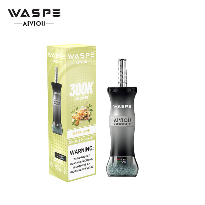 WASPE Shisha Hookah 300000 Puffs Disposable Vape