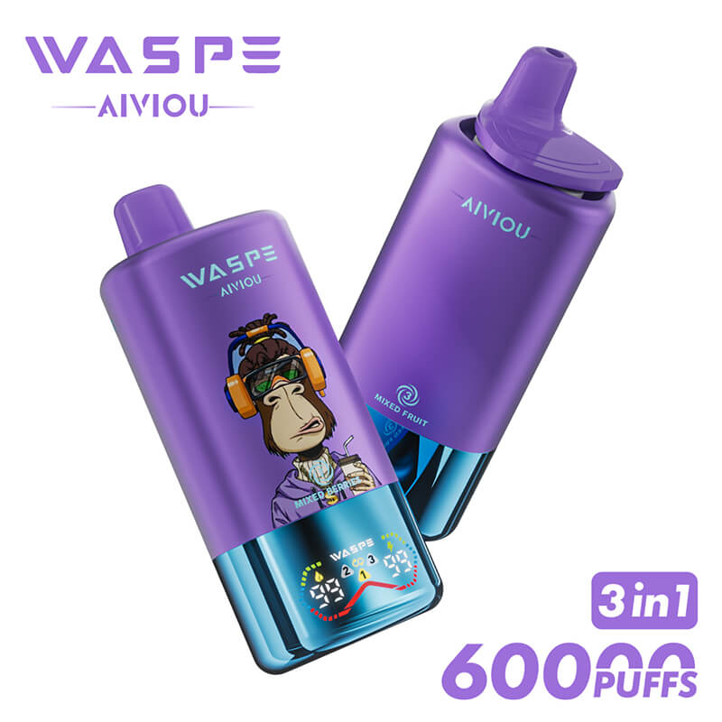 WASPE 60000 Puffs Triple Flavors Disposable Vape 60K E-cigarettes | Vape Pen WASPE 60000 Puffs Triple Flavors Disposable Vape 60K E-cigarettes | Vape Pen