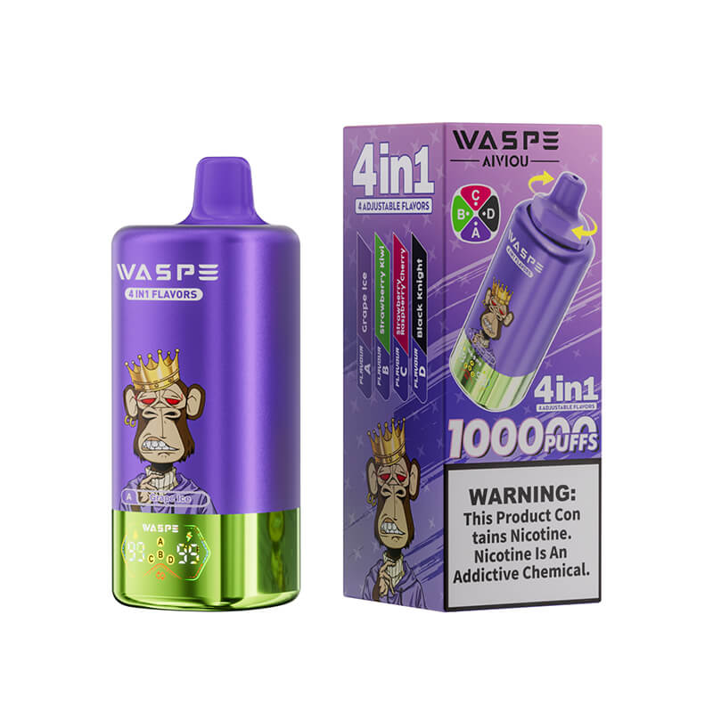 WASPE 100000 Puffs 4in1 Flavors Disposable Vape