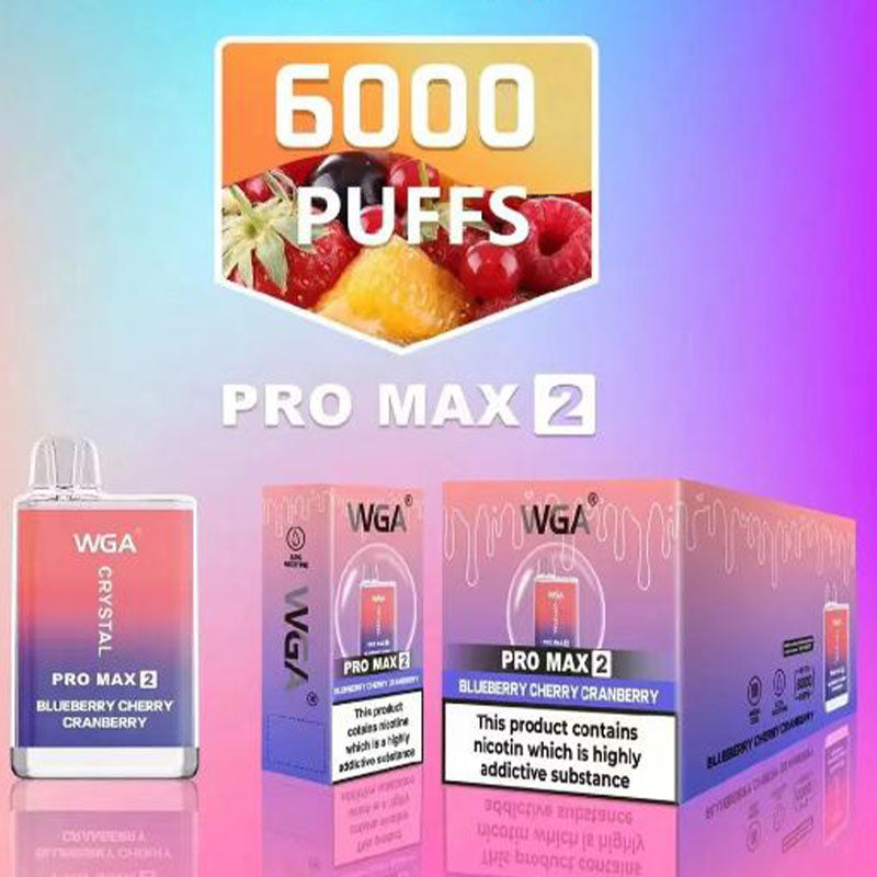 WGA Crystal Pro Max 2 Disposable Vape 6000 Puffs