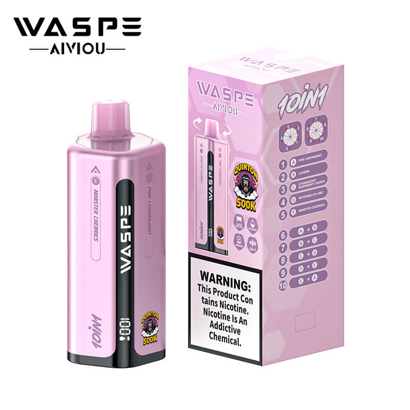 WASPE 10In1 Quinton 500000 Puffs Disposable Vape