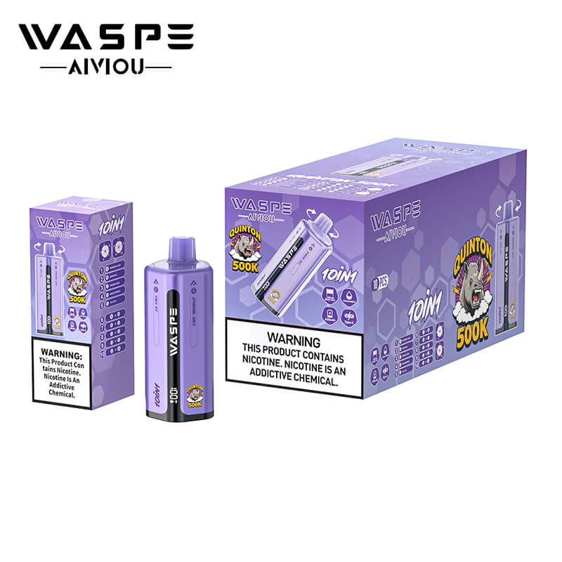 WASPE 10In1 Quinton 500000 Puffs Disposable Vape