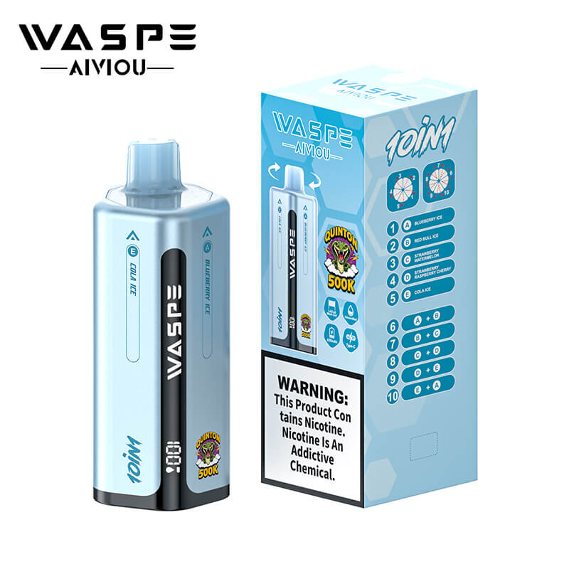 WASPE 10In1 Quinton 500000 Puffs Disposable Vape