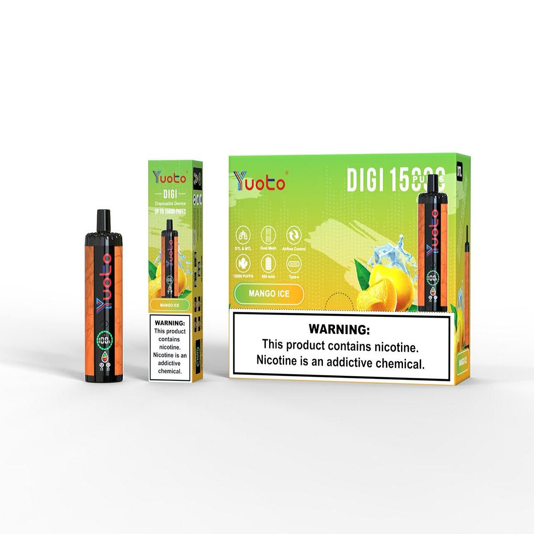 Yuoto Digi 15000 Puffs Disposable Vape