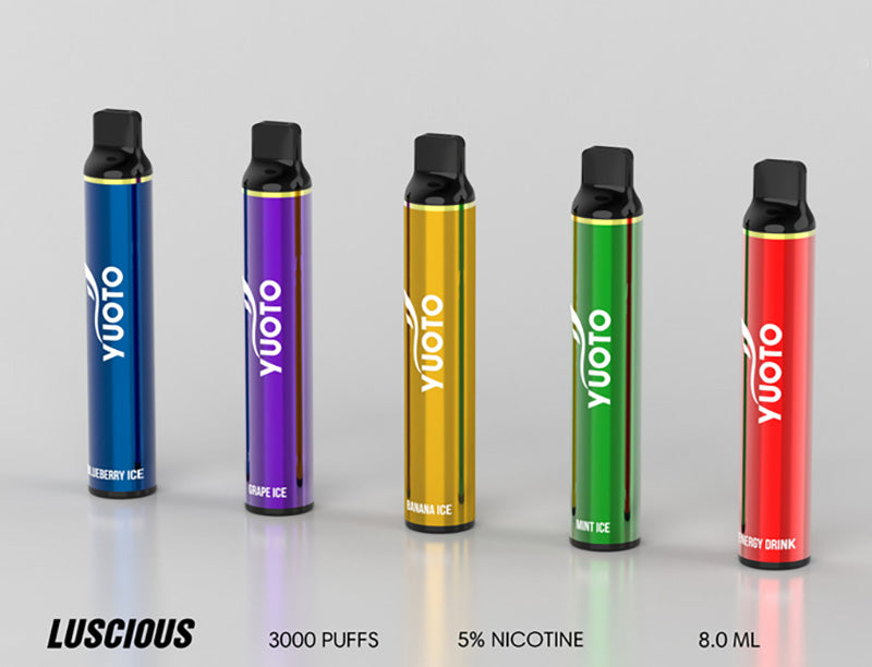 Yuoto Luscious 3000 Puffs Stoving Varnish Version Disposable Vape