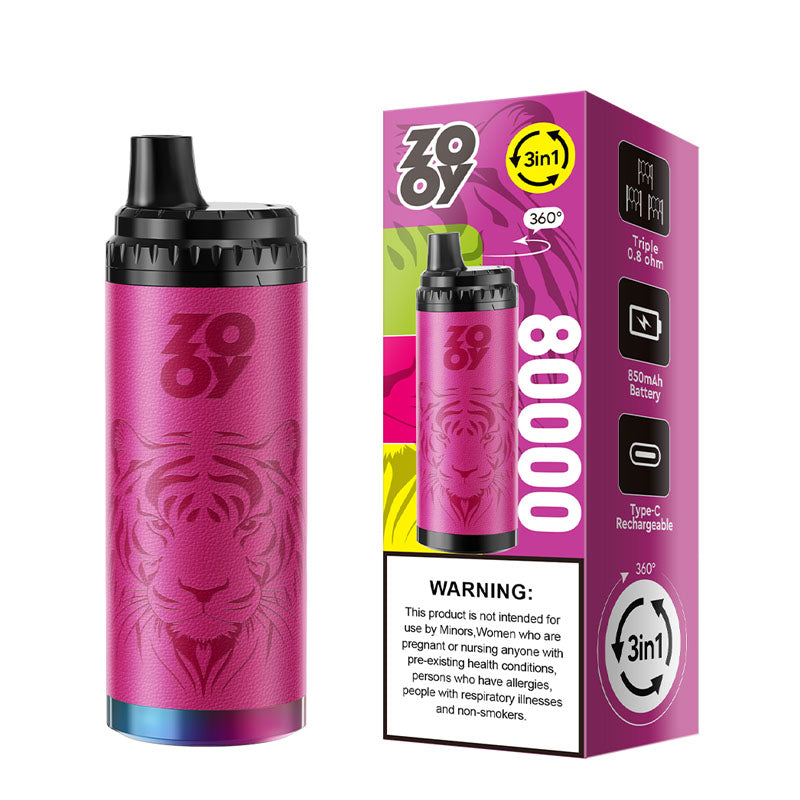 Zooy King Triple 80000 Puffs Disposable Vape