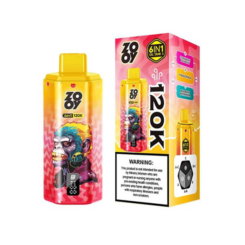 Zooy 120000 Puffs 6in1 Disposable Vape