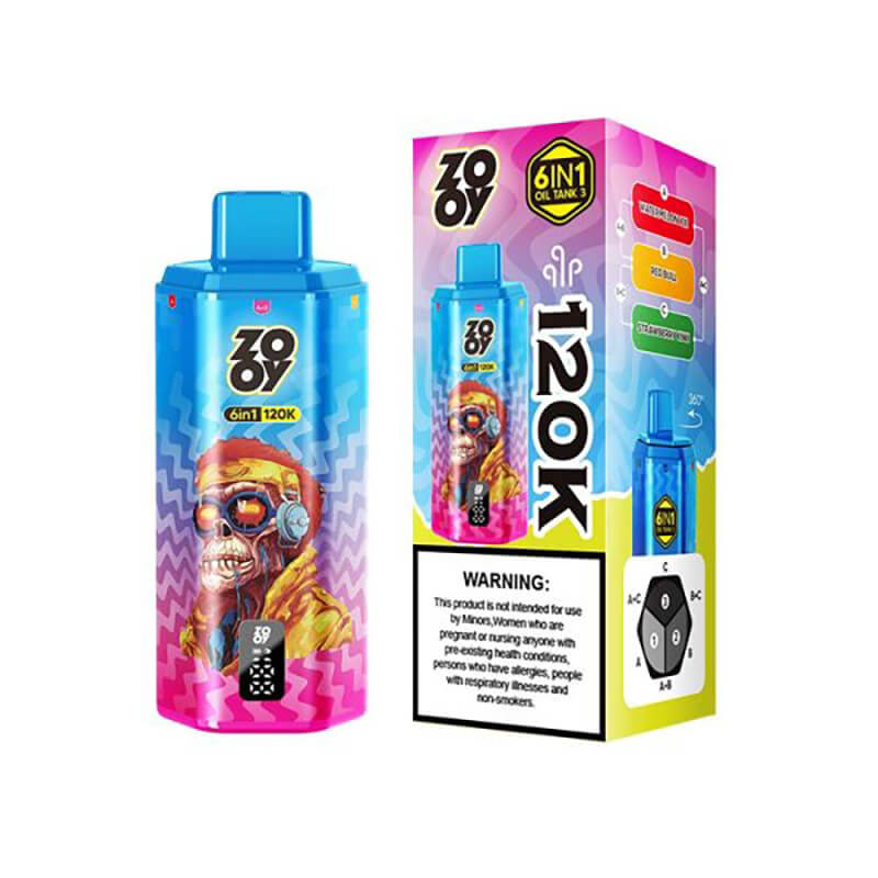 Zooy 120000 Puffs 6in1 Disposable Vape