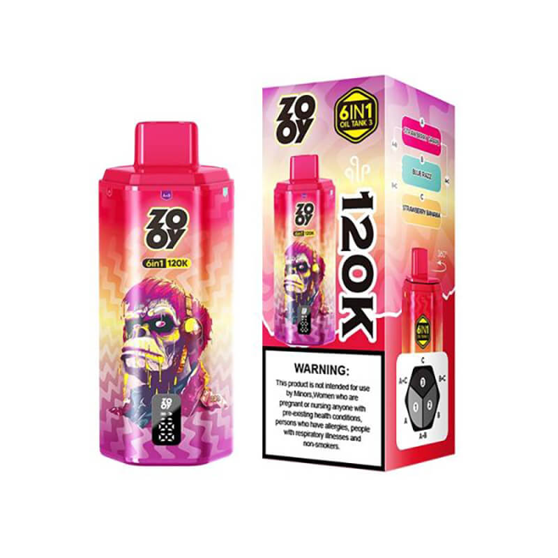 Zooy 120000 Puffs 6in1 Disposable Vape