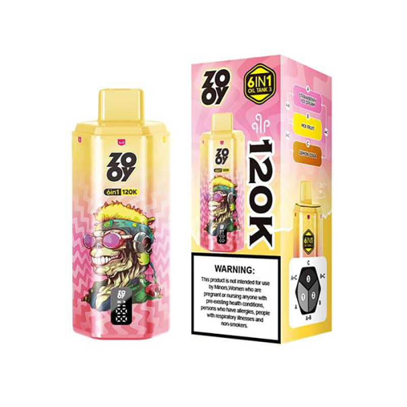 Zooy 120000 Puffs 6in1 Disposable Vape