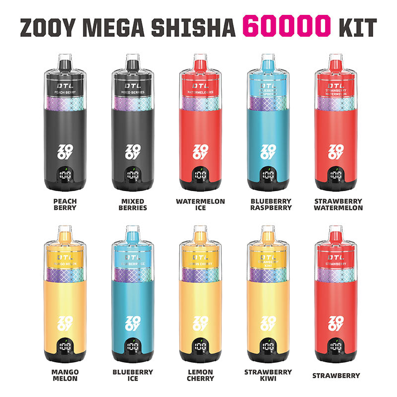 Zooy Mega Shisha 60000 Puffs Disposable Vape