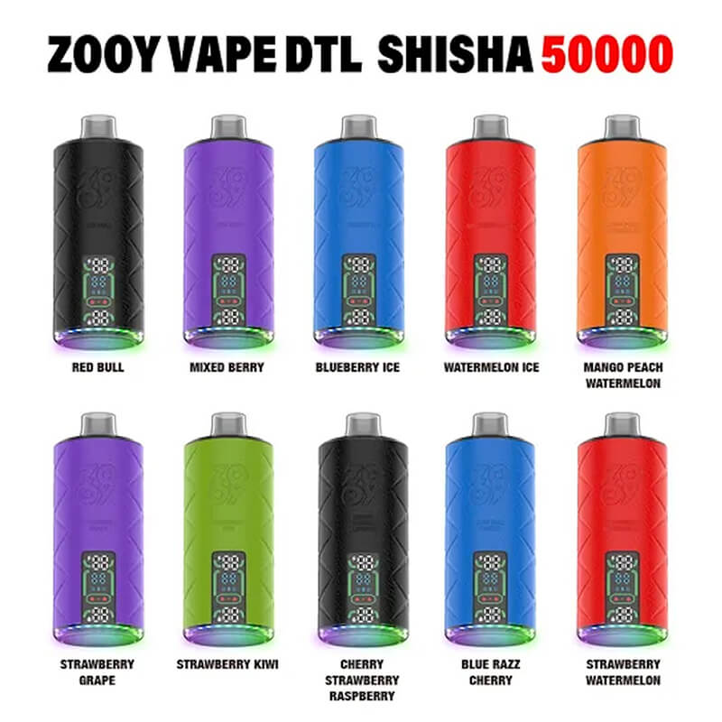 ZOOY Shisha 50000 Puffs DTL Disposable Vape