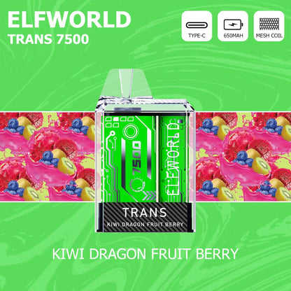 ELFWORLD Trans 7500 Puffs Disposable Vape
