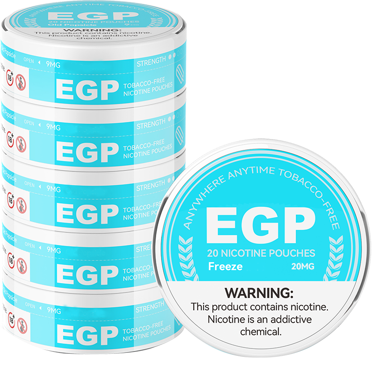 EGP Mini Strong Strength Nicotine Pouches 4mg/6mg/9mg/14mg/20mg