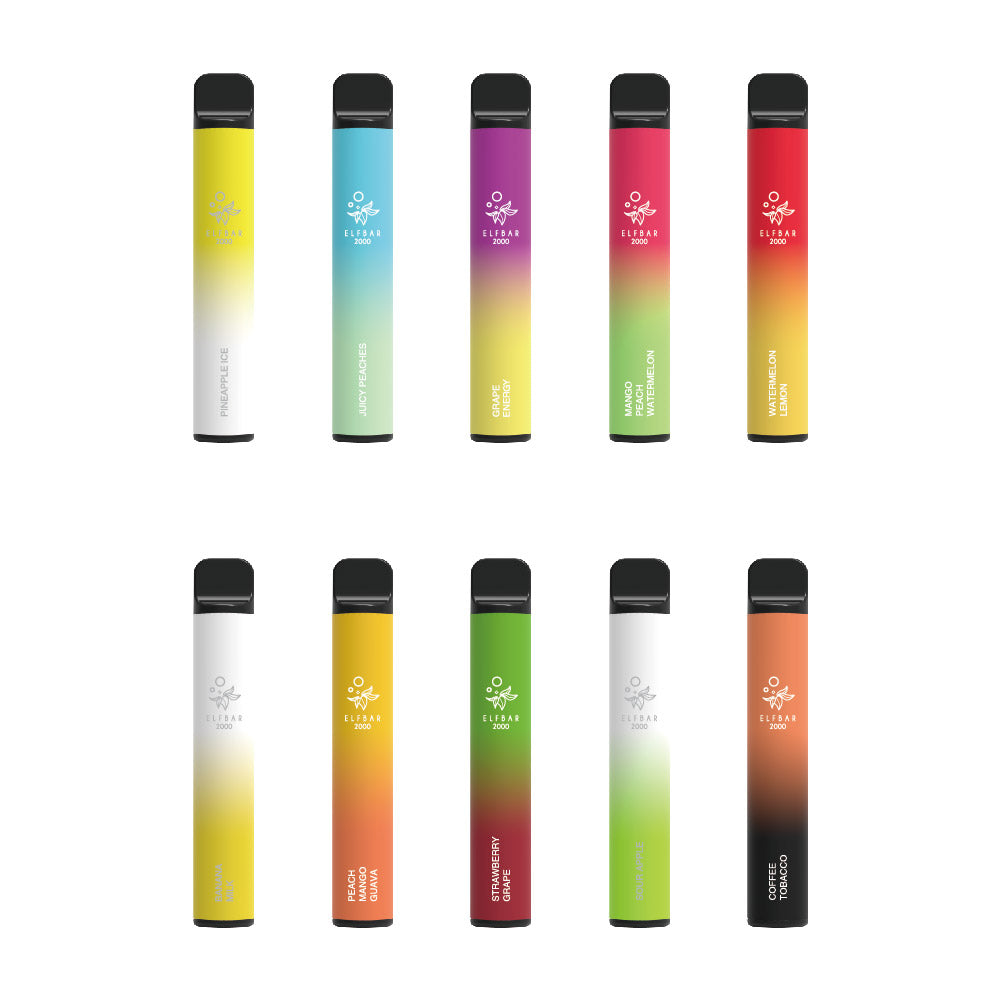 ELFBAR 2000  Puffs Disposable Vape Pen